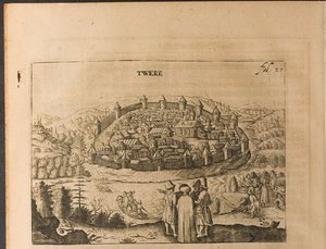 Ilustração de Tver from Travels to the Great Duke of Muscovy and the King of Persia por Adam Oleari