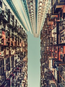 Imenso desfiladeiro urbano