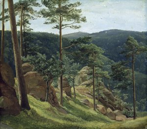 Vista do Monte Brocken de Christian Morgenstern