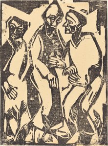 Conselho de deliberação, 1913. de Christian Rohlfs