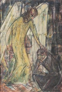 Getsémani / Cristo no Getsémani de Christian Rohlfs