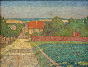 Casas em Weimar de Christian Rohlfs