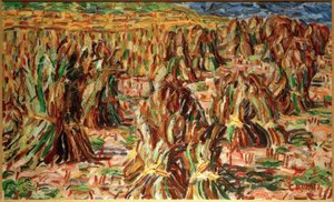 Kornfeld (cereal agachado) de Christian Rohlfs