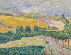 Paisagem perto de Oberweimar. 1904 de Christian Rohlfs