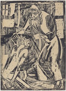 O Retorno do Filho Pródigo, 1916. de Christian Rohlfs