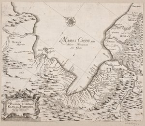 Mapa do Mar Cáspio