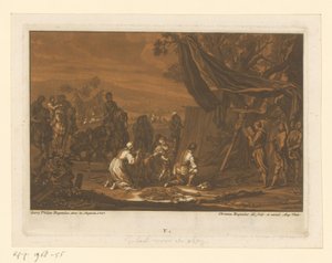 Oração antes da batalha Cavaleiros, Cavalos e Batalhas (título da série)