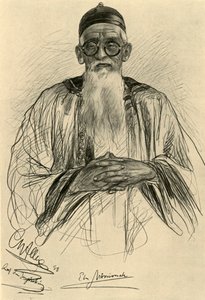 Homem chinês usando óculos, 1898.