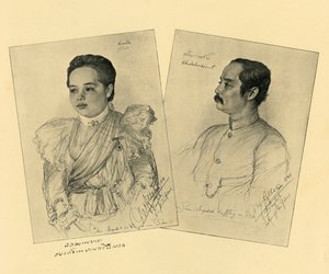 O Rei e a Rainha do Sião, 1898. de Christian Wilhelm Allers