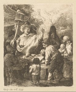 Vendedor de veneno de ratos de Christian Wilhelm Ernst Dietrich