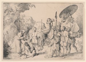 São Filipe Batizando o Etíope de Christian Wilhelm Ernst Dietrich