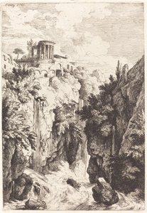 Templo da Sibila, Tivoli de Christian Wilhelm Ernst Dietrich