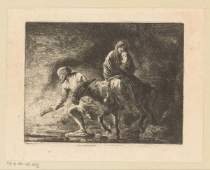 Voo para o Egito de Christian Wilhelm Ernst Dietrich