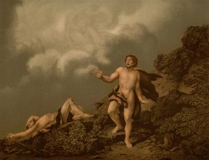 Fratricida Cains de Christian Wilhelm Ernst after Dietrich