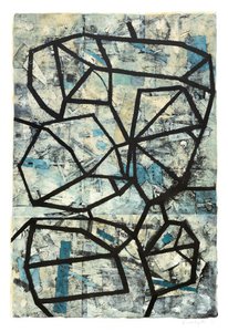 Campo de força, 2016 (monotipia sobre papel)