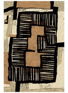 Formas de casa, 2023 (monoprint)