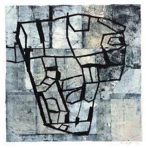 Sleepers Key, 2017 (monotipia sobre papel) de Christina Fedyk