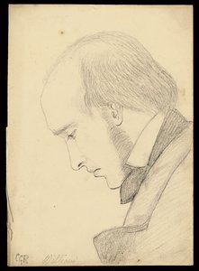 Retrato de William Michael Rossetti de Christina Georgina Rossetti
