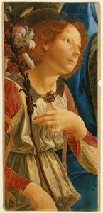 Estudo do Anjo Gabriel, de "Virgem e Criança com dois Anjos", depois de Verrocchio de Christina Herringham