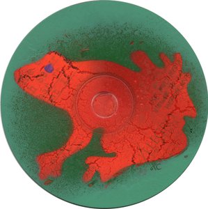 Rã c.2023 (acrílico em CD)