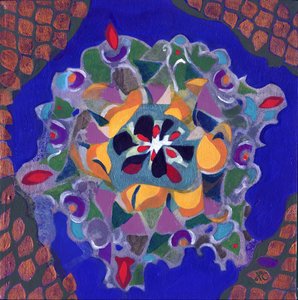 Meditação 10, c. 2017 (acrílico sobre tela)