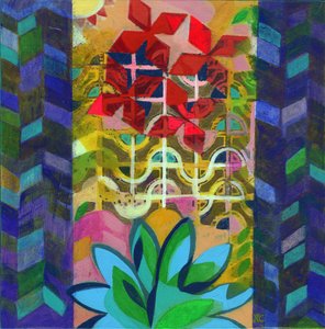Meditação 14, c. 2017 (acrílico sobre painel)
