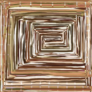 Geometria espiral terrosa