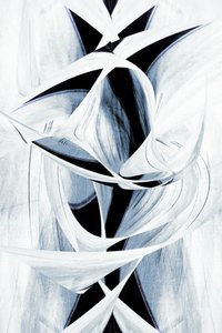 Elegante redemoinho monocromático de Christina Sillen