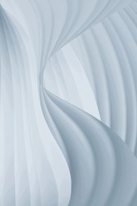 Curvas azuis sinuosas de Christina Sillen