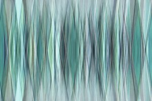 Linhas ondulantes em azul-petróleo de Christina Sillen