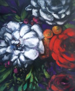 Flores Escuras e Exuberantes de Christine Lindstrom