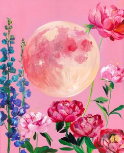 Pink Moon Garden de Christine Lindstrom