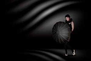 Guarda-chuva feminino elegante de Christine von Diepenbroek