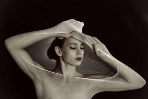 Retrato sensual em rede