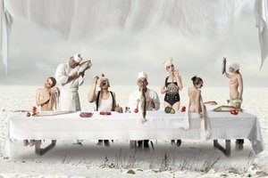 Um jantar surreal de Christine von Diepenbroek