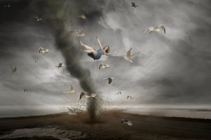Mulher num tornado de Christine von Diepenbroek