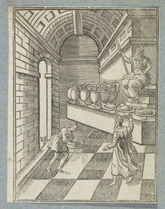Daniel dispersa cinzas no chão do templo de Christoffel van Sichem (II)