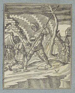 Davi derrota Golias de Christoffel van Sichem (II)