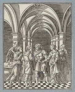 Casamento de Tobias e Sara de Christoffel van Sichem (II)