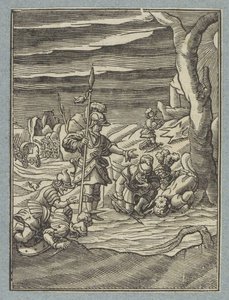 Seleção dos homens de Gideão de Christoffel van Sichem (II)
