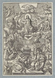 Disputa entre os Padres da Igreja sobre o Santíssimo Sacramento de Christoffel van Sichem (II)