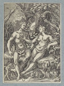 Armadilha de pecado com serpente fêmea de Christoffel van Sichem (II)