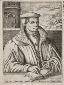 Retrato de Thomas Munzer, 1609. de Christoffel van Sichem