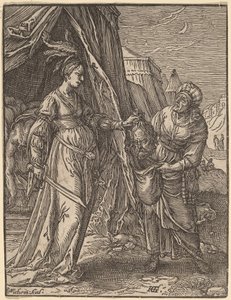 Judite com a Cabeça de Holofernes de Christoffel van Sichem I, after Hendrik Goltzius
