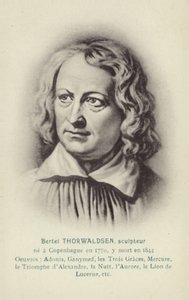 Bertel Thorvaldsen, escultor dinamarquês de Christoffer Wilhelm Eckersberg