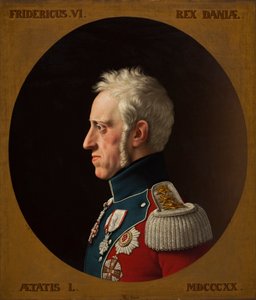 Retrato de Frederico VI da Dinamarca 1768-1839, 1839. de Christoffer Wilhelm Eckersberg