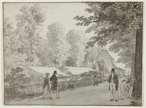 Relais, Avenue des Champs-Élysées, Paris (frente); Cena da Vida de Ulisses (voltar) de Christoffer Wilhelm Eckersberg