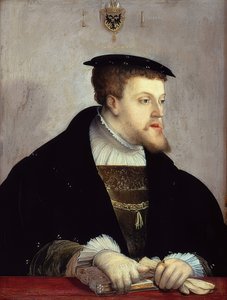Retrato do imperador Carlos V (1500-1558). Por volta de 1532