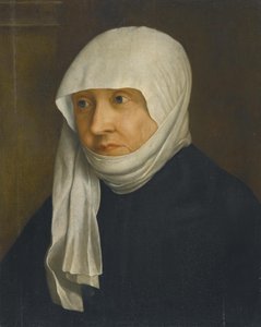 Retrato de uma senhora, que se pensa ser Sabina da Baviera (1492-1564) de Christoph Amberger