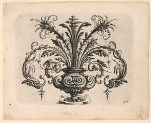 Placa 44 de Neüw Grotteßken Buch (Novo Livro de Grotescos)